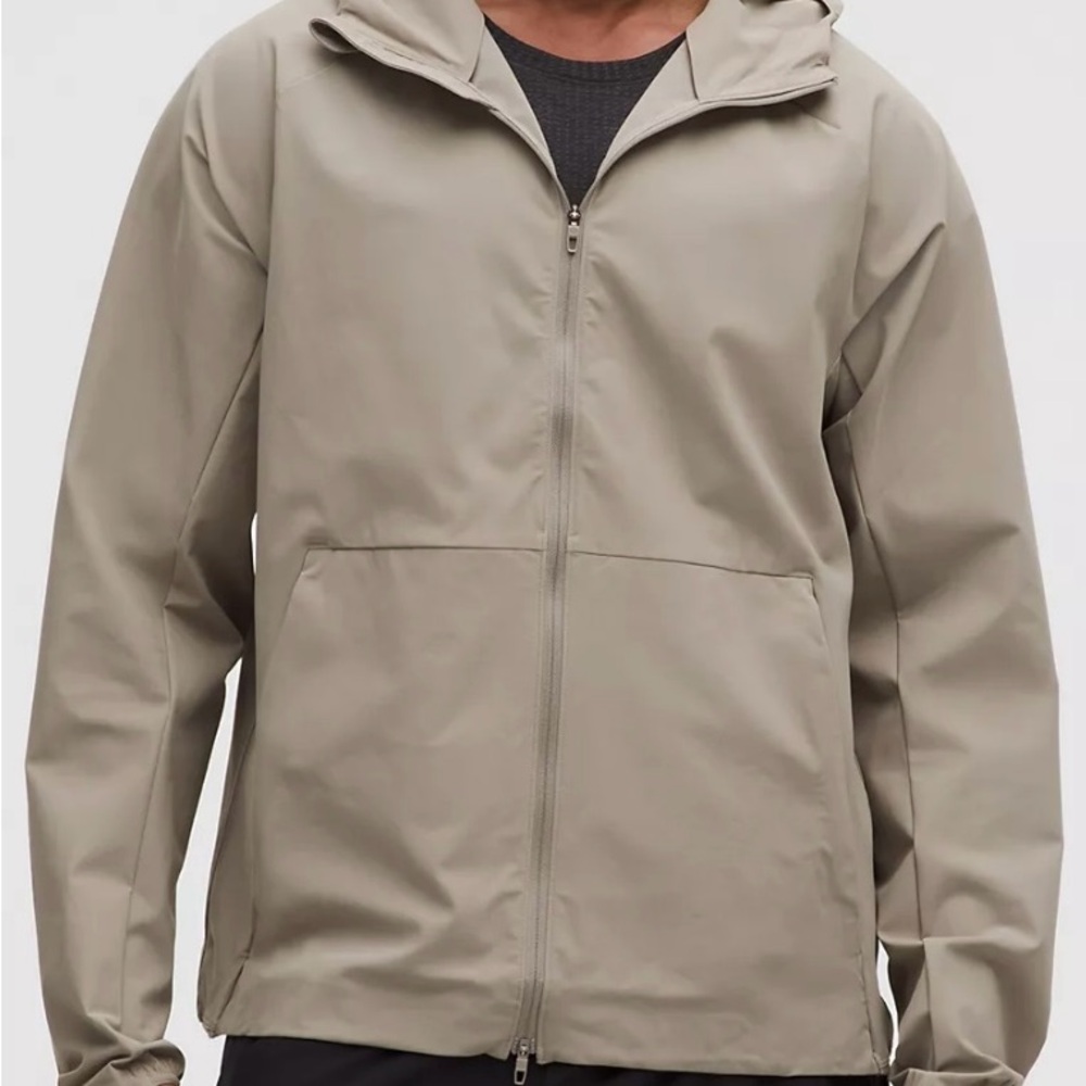 lululemon athletica Men's Tan Rain Jacket